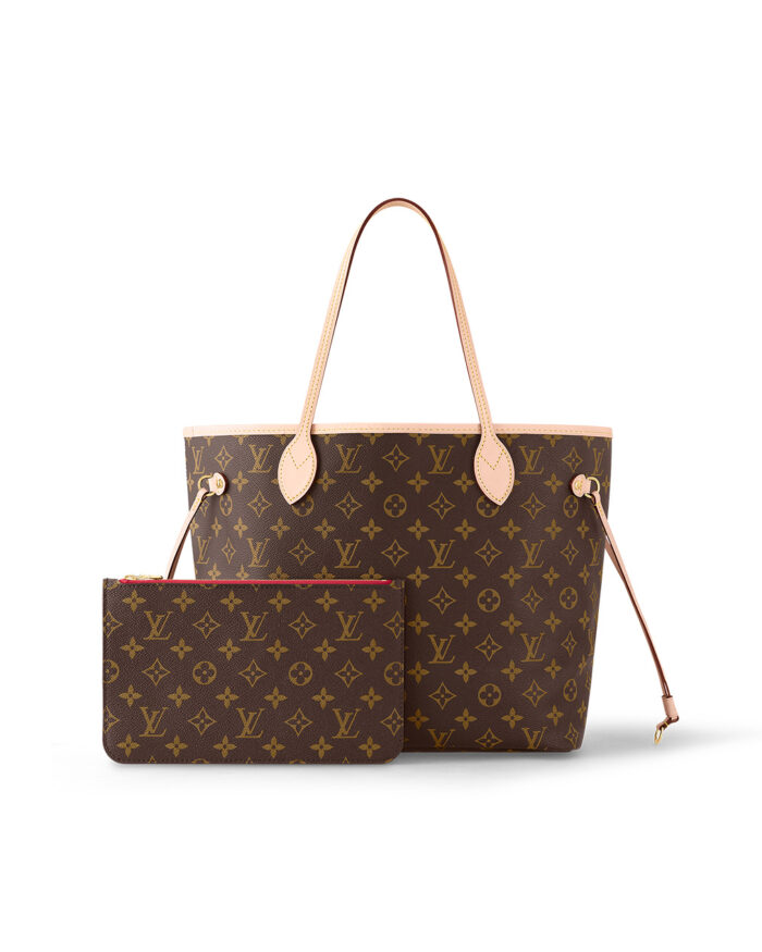 Louis Vuitton NEVERFULL Monogram canvas and cow leather2