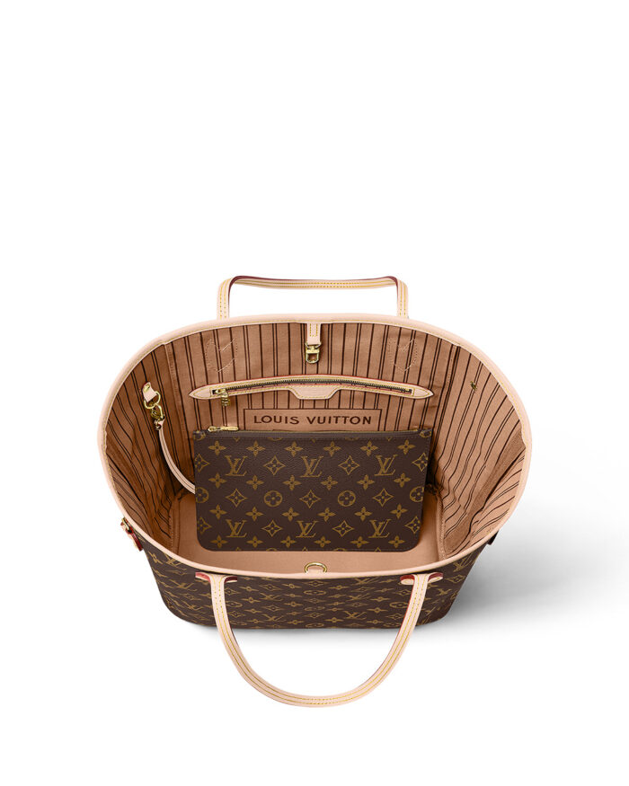 Louis Vuitton NEVERFULL Monogram canvas and cow leather5