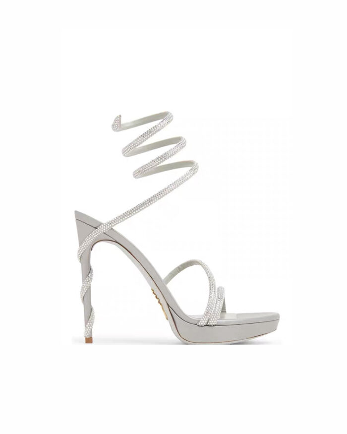 Rene Caovilla crystal-embellished sandals