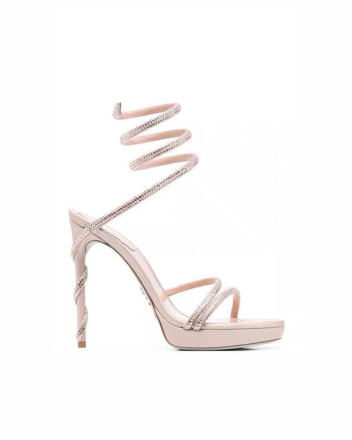 Rene Caovilla Crystal Embellished Stiletto Sandals11