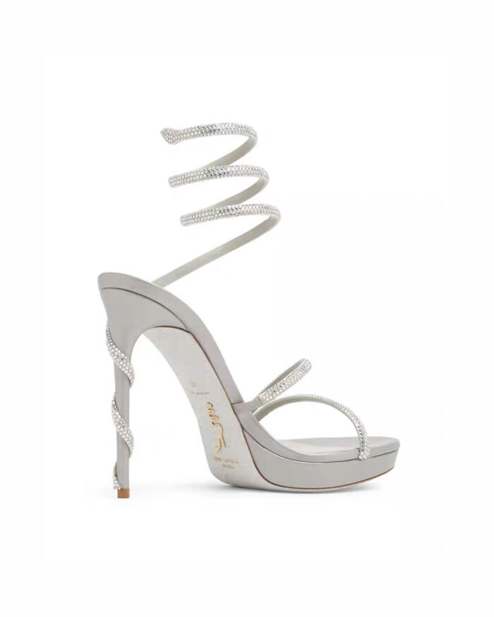 Rene Caovilla Crystal Embellished Stiletto Sandals5