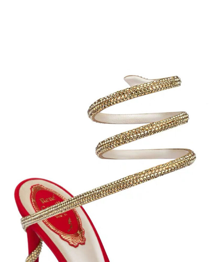 Rene Caovilla Margot satin fashion sandals13