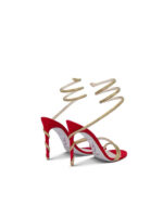 Rene Caovilla Chic Satin Strappy Sandals