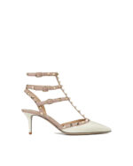 Valentino Garavani Pink Caged Rockstud Heels - Bold Elegance