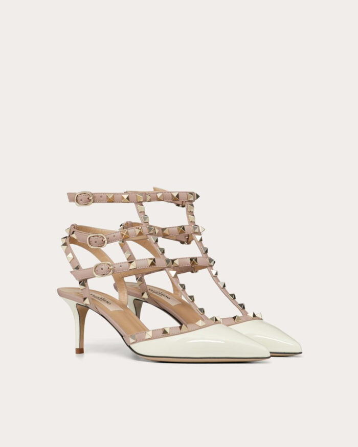 Valentino Garavani Pink Caged Rockstud Heels13