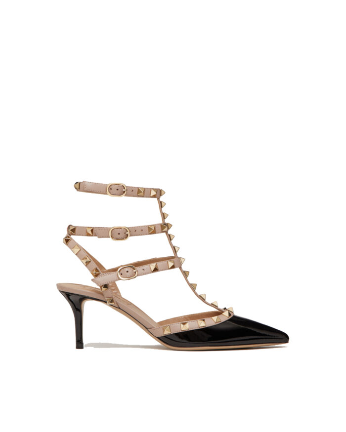 Valentino Garavani Pink Caged Rockstud Heels6