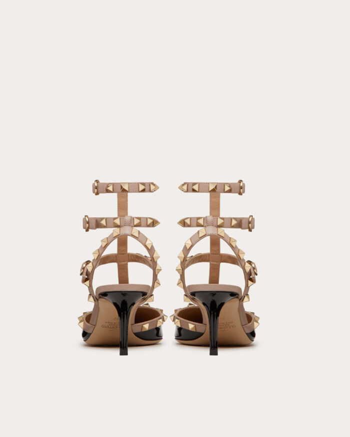 Valentino Garavani Pink Caged Rockstud Heels8