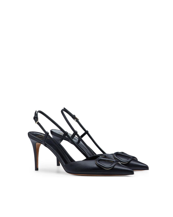 Valentino Garavani patent leather slingback pumps6