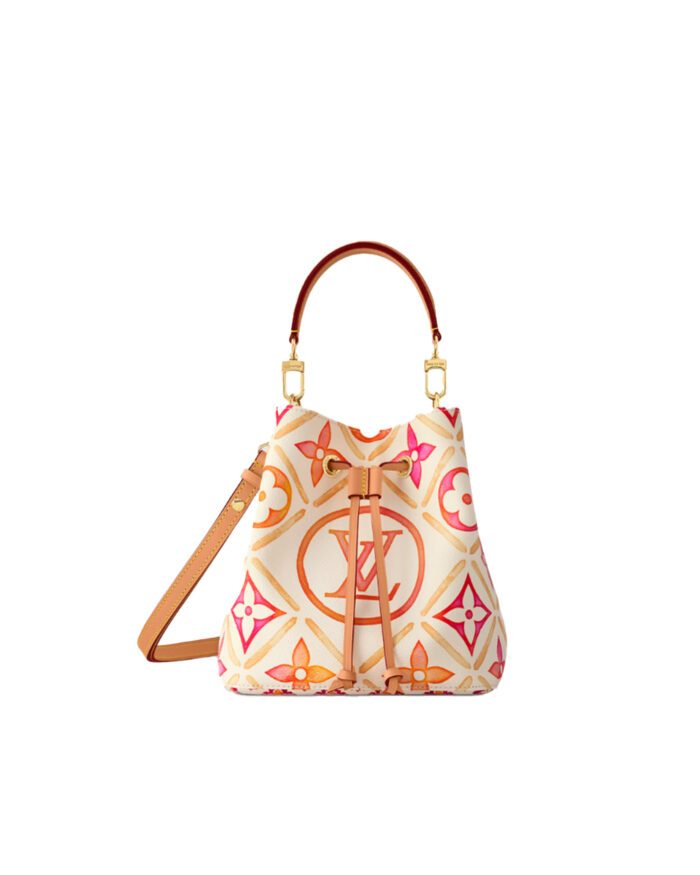 Elegant Louis Vuitton Néonoé BB in Monogram Tiles