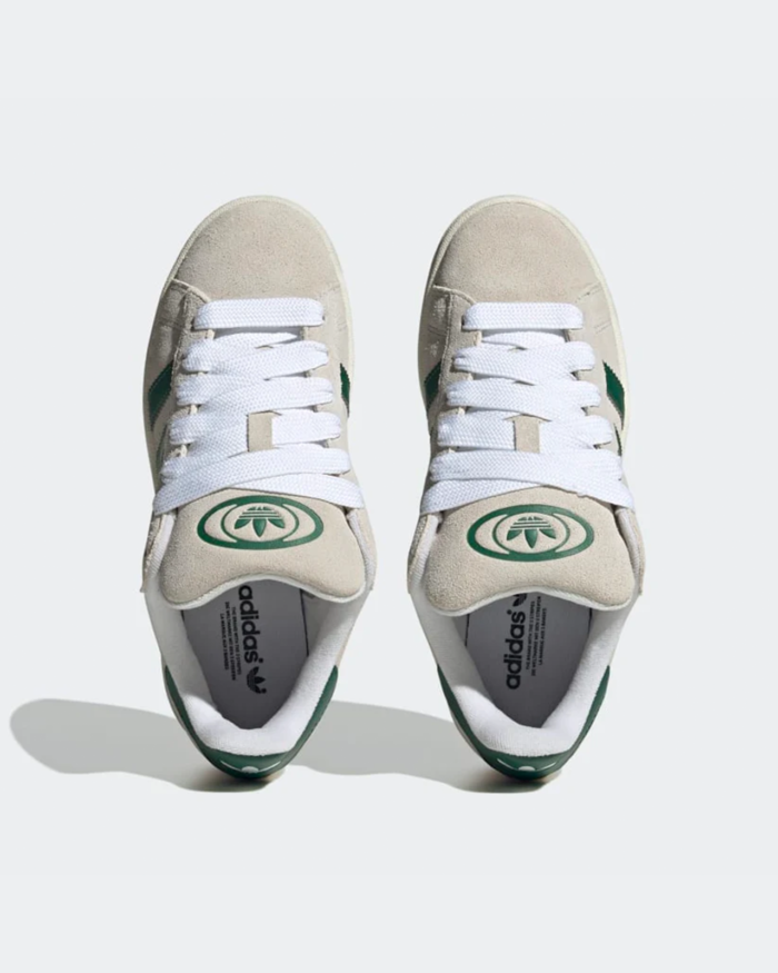 Adidas Campus 00s Crystal White Dark Green5